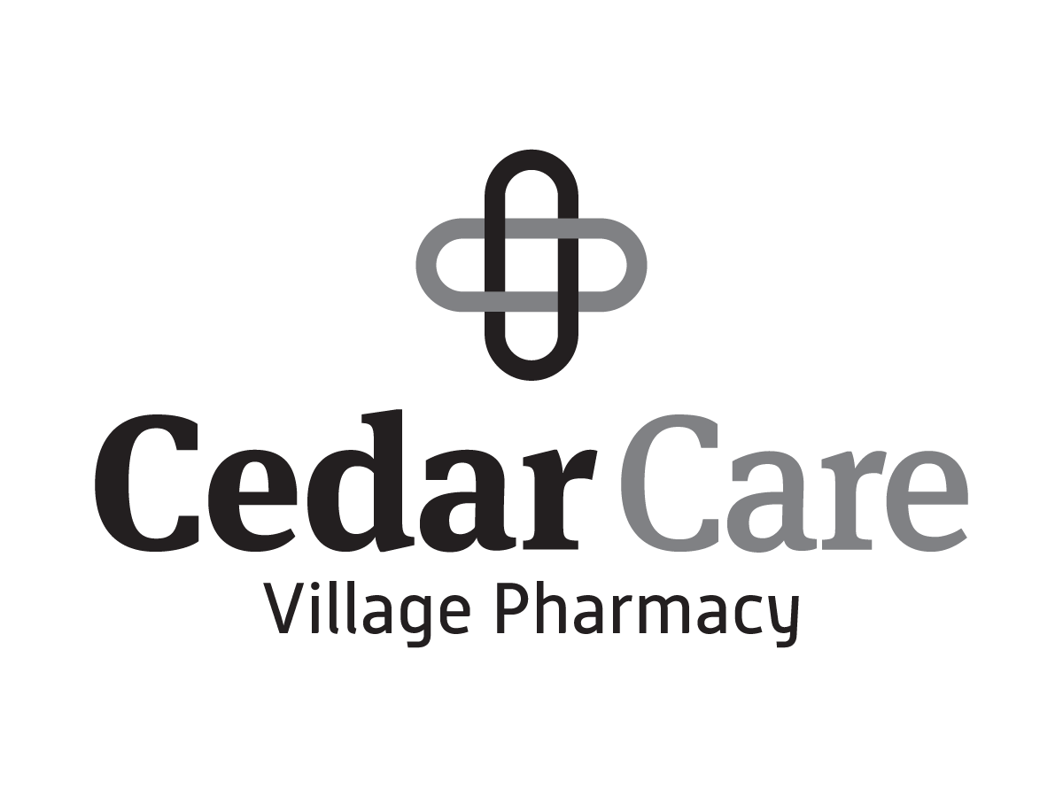 CedarCare Logo_vertical-grayscale